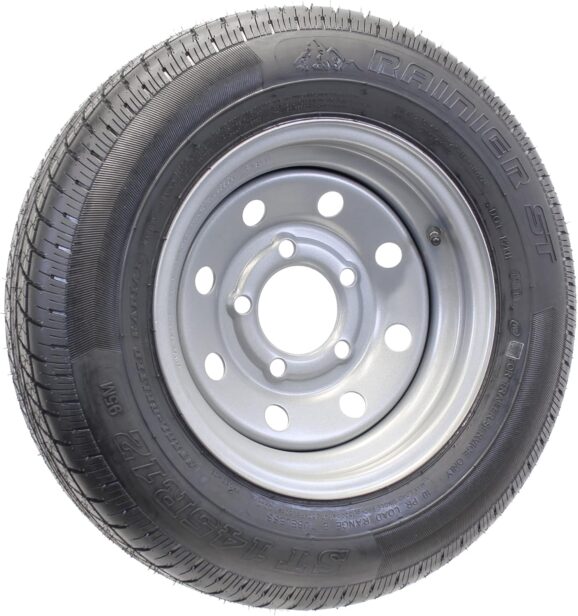 ST145R12 Sterling Sport Tire w/ 12" Mod Steel Wheel - 5 on 4-1/2 - Load Range E - Image 3